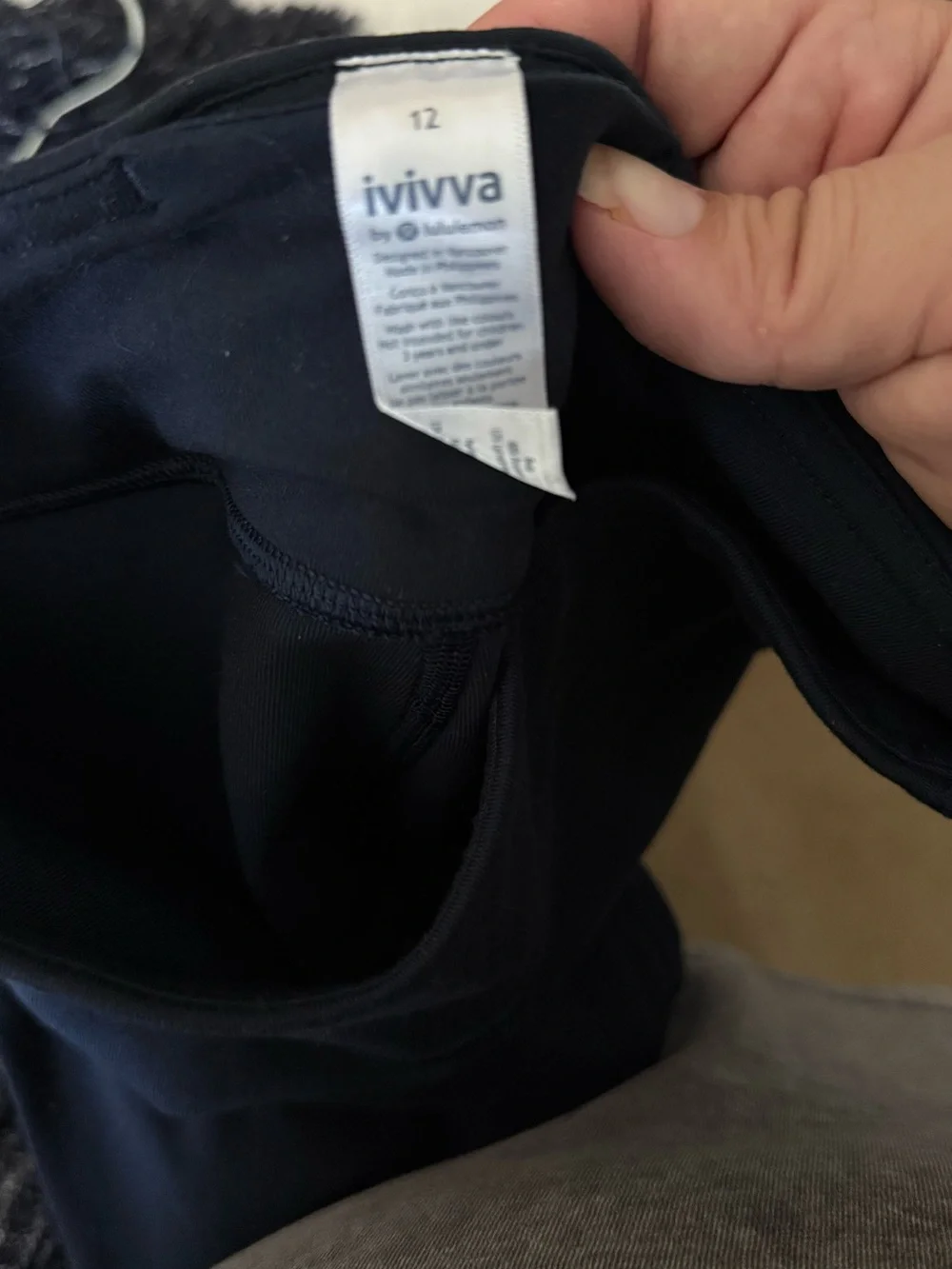 Ivivva by lululemon Navy High-Waist Athletic Leggings